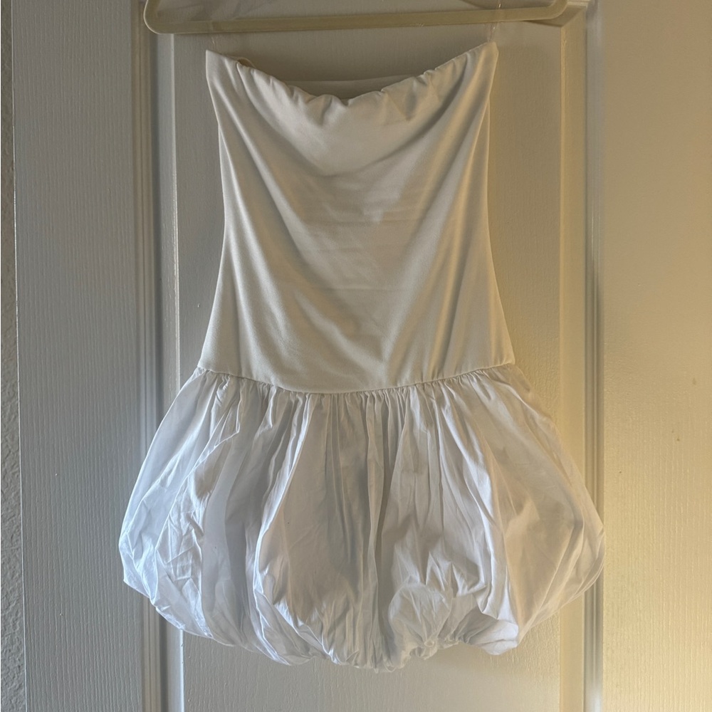 WHITE BUBBLE DRESS